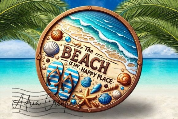 3D Beach Welcome Wreath Sign Sublimation: A Strategic Tool for Creative Expression and Branding