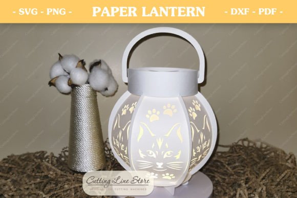 3D Cat Paper Lantern: A Unique Home Decor Option
