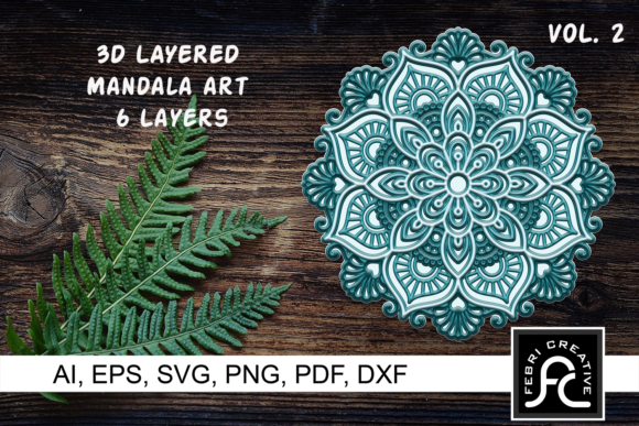 3D Layered Mandala Art: A New Dimension in Digital Creativity
